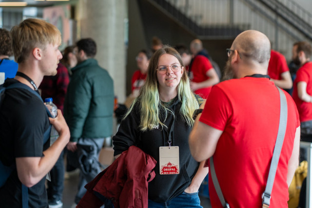 Interns at Drupal dev days Leuven